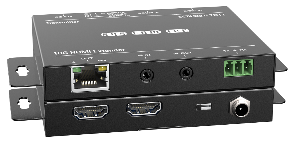 syscomtec CAT System HDMI2.0/RS232/IR/PoC 70m SCT-HDBTL72H-KIT